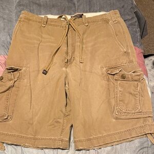Abercrombie & Fitch Brown Cargo Shorts (Vintage)